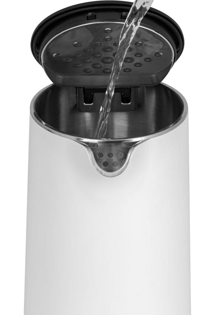 Stainless Steel Kettle White 1.5 l Salt & Pepper Concept RK3300-0