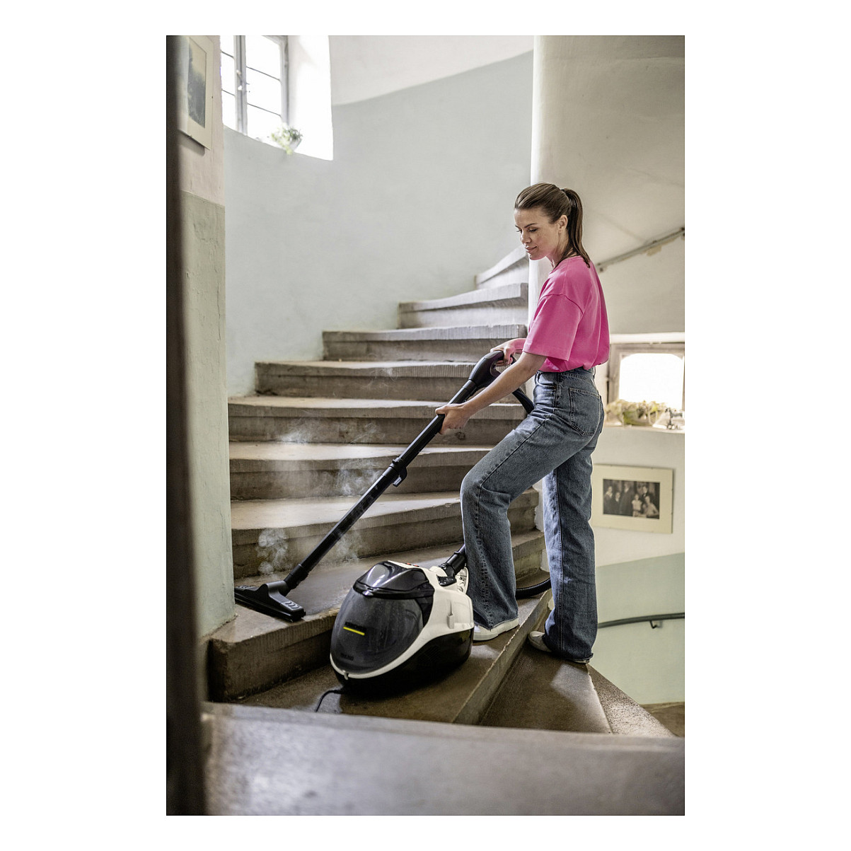 Kärcher SV 7 Cylinder steam cleaner 0.5 L 2200 W Black, Grey, White-4