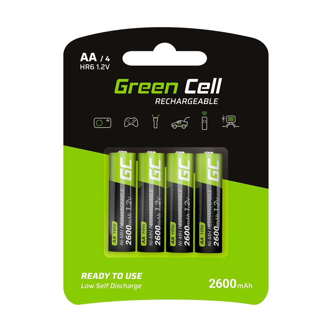 Punjiva baterija za kućanstvo GREEN CELL GR01 AA nikl-metal hidrid (NiMH)