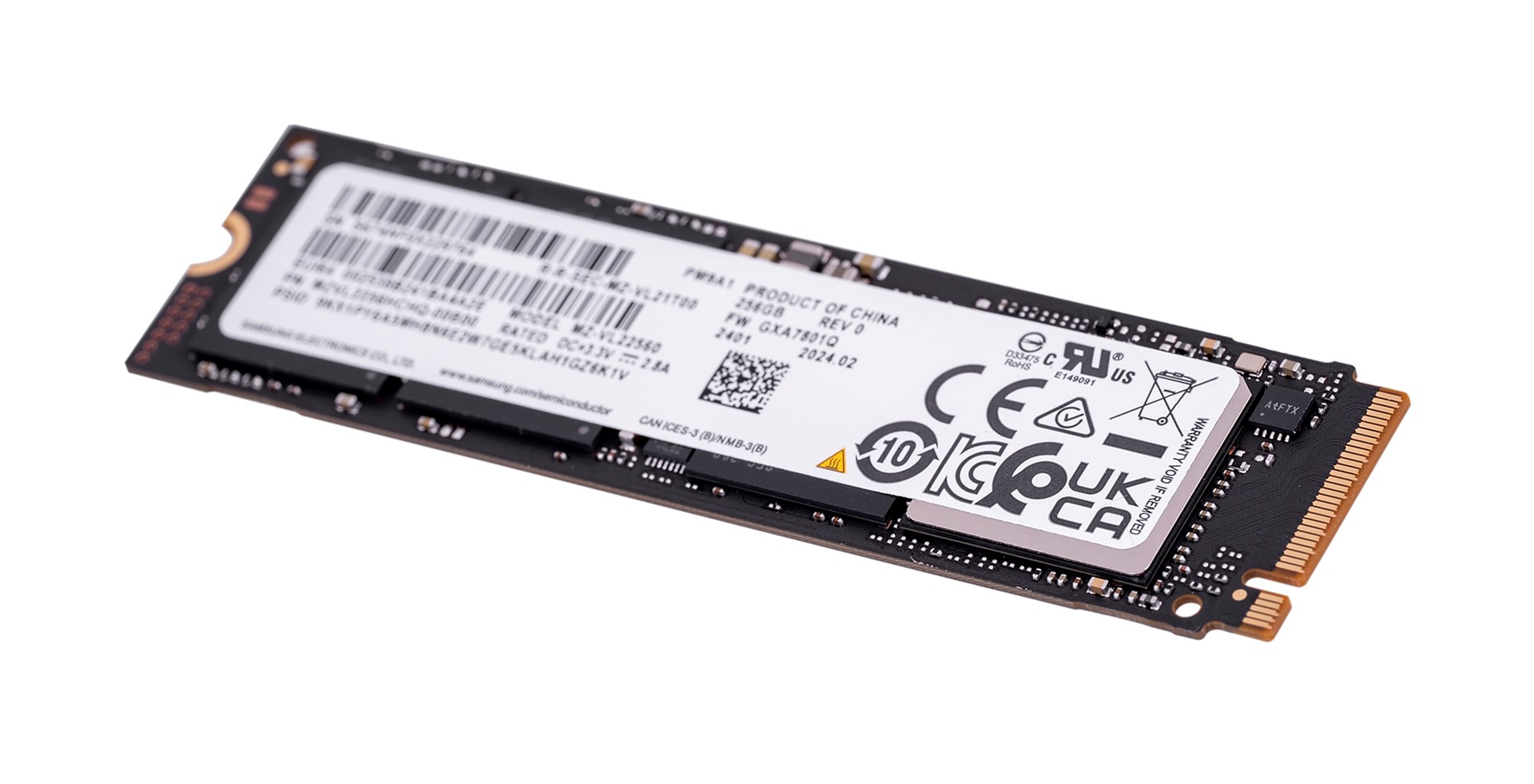 SSD SAMSUNG PM9A1 (256 GB, nvme, pcie 4.0, m.2 22x80)-2