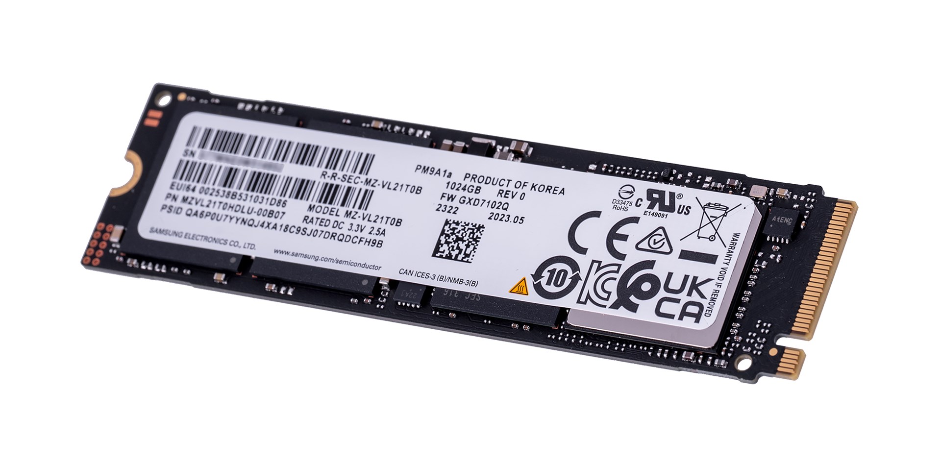 SSD SAMSUNG PM9A1a (1 TB, nvme, pcie 4.0, m.2)-2