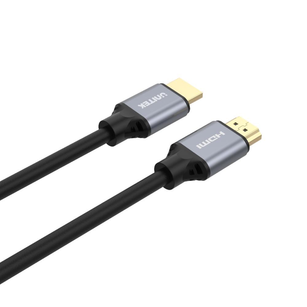 UNITEK C138W HDMI cable 2 m HDMI Type A (Standard) Black, Grey-1