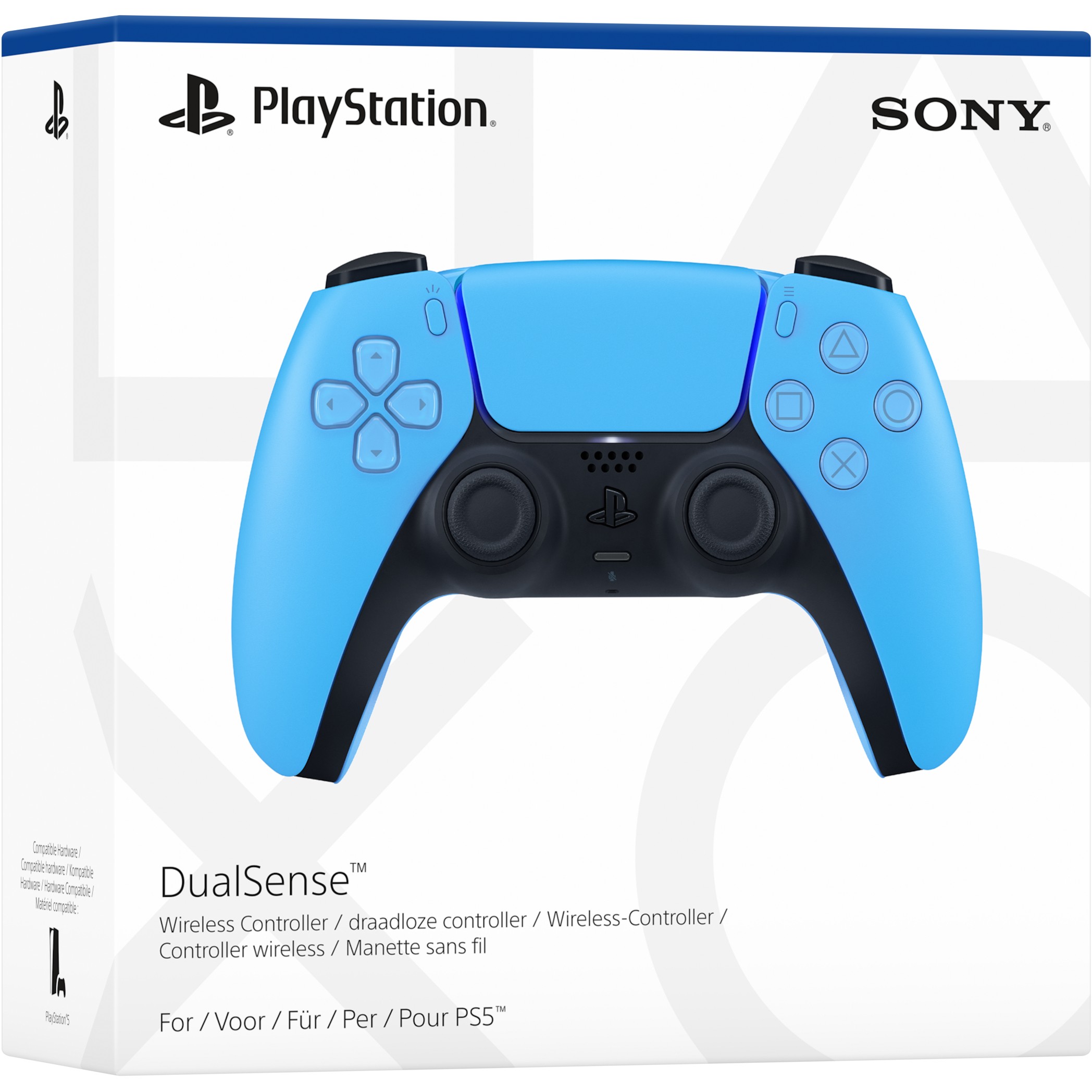 Kontroler bezprzewodowy Sony PlayStation 5 DualSense Starlight Blue V2-5