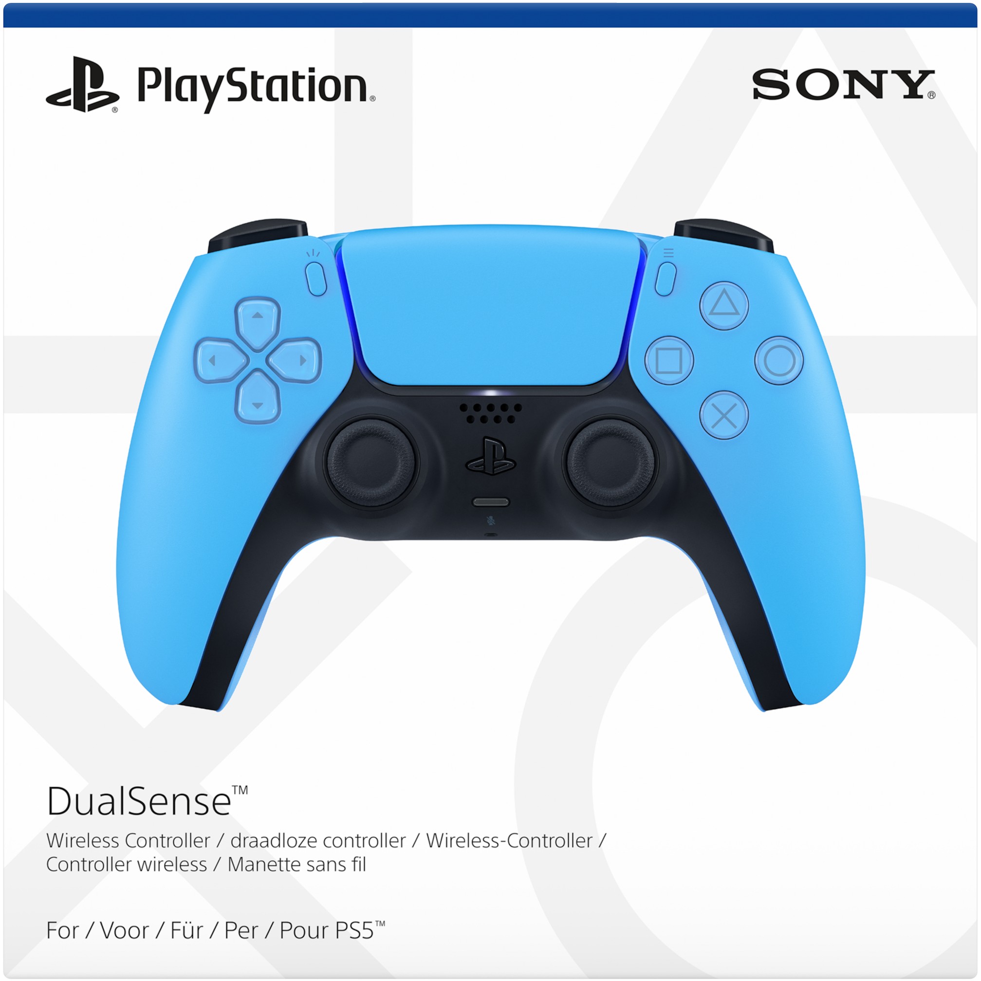 Kontroler bezprzewodowy Sony PlayStation 5 DualSense Starlight Blue V2-6