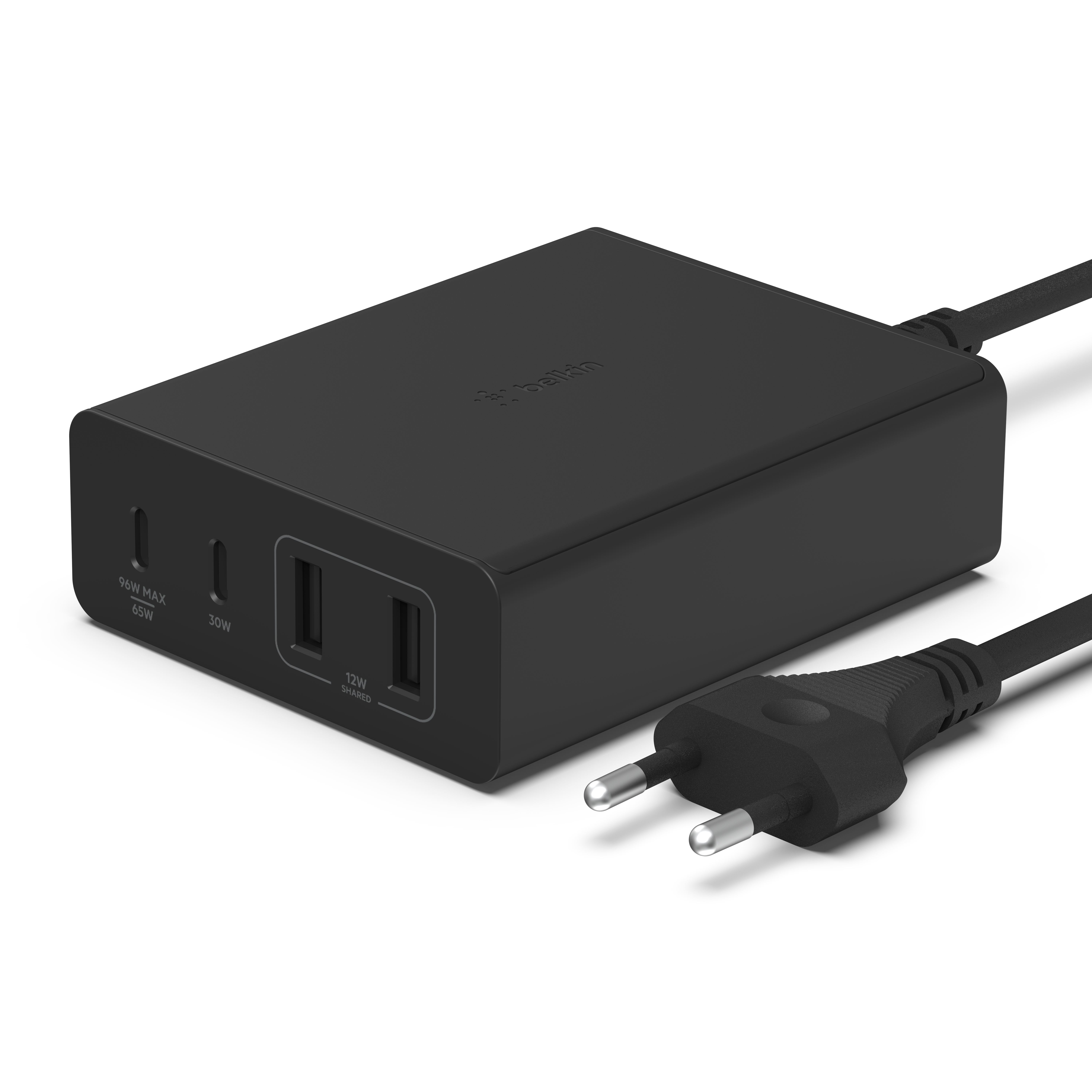 Punjač BELKIN 108W 4-Ports USB GaN Desktop Charger (dual c, dual a, 2m cord)-1