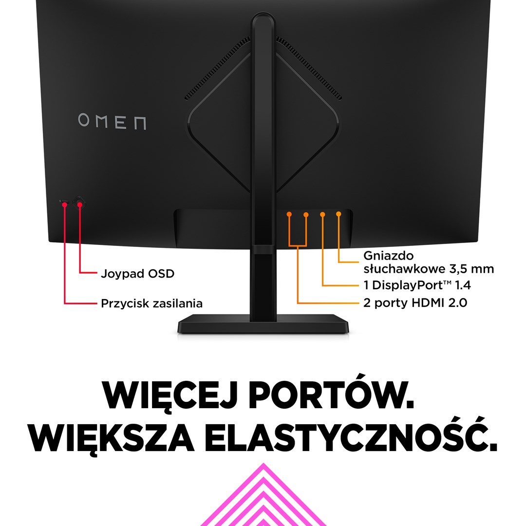 Monitor HP OMEN 32c (31.5" VA, QHD 2560x1440, 165Hz, 1ms, 1500R, FreeSync Premium, HDR)-7