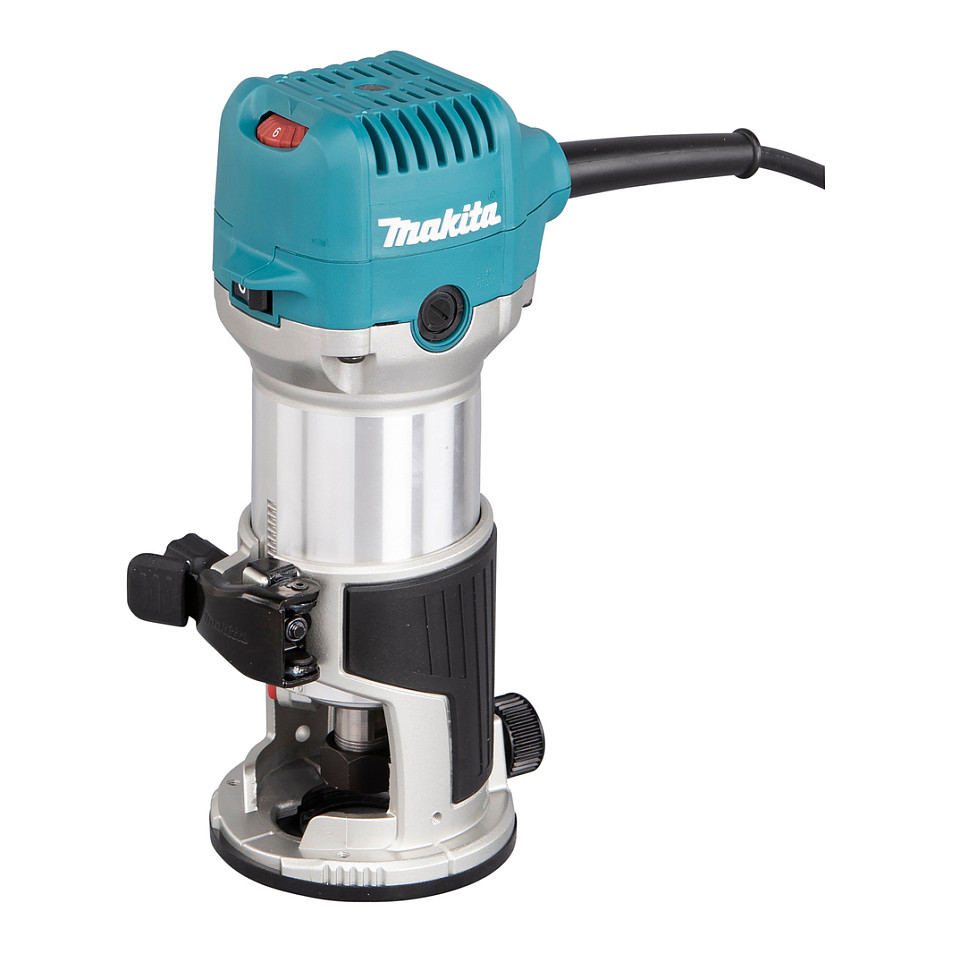 MILLING MACHINE MAKITA RT0702C (710 W, AC, 0 - 40 mm, 10000 - 34000 RPM, 2,8 kg, 89 mm, 210 mm, aluminij)