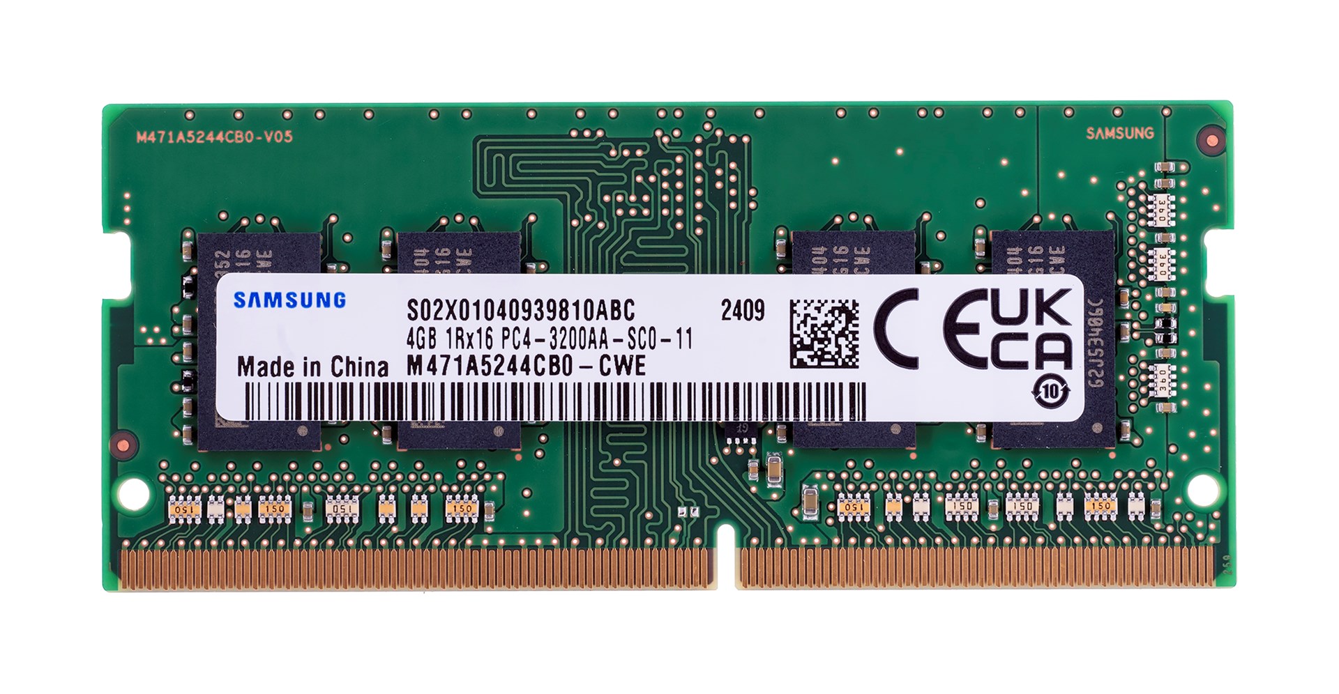 RAM SAMSUNG M471A5244CB0-CWE (4GB, DDR4, 3200MHz, 1.2V, 260-pin SO-DIMM)-0