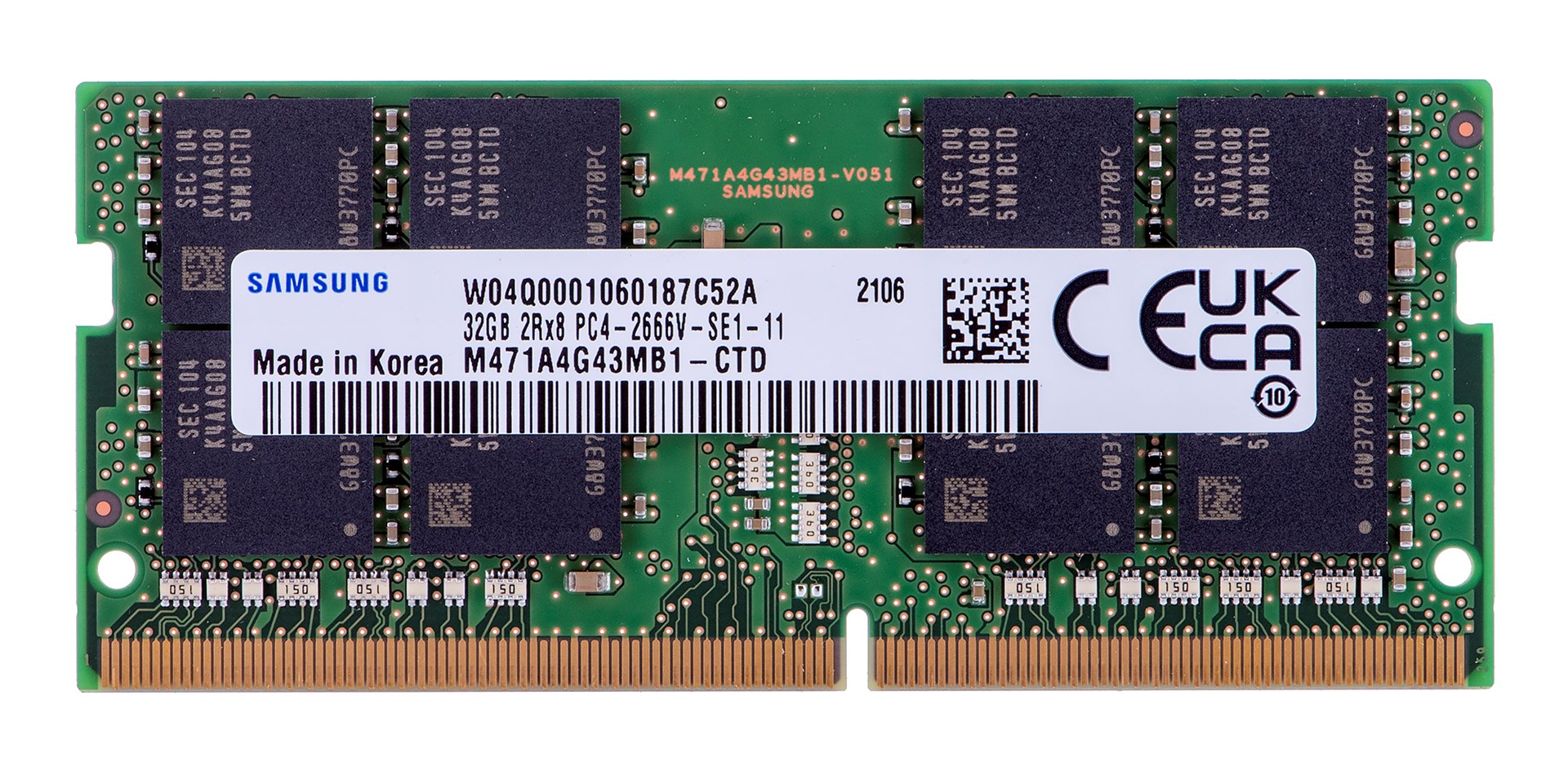 RAM SAMSUNG M471A4G43MB1-CTD (32 GB, ddr4, 2666 MHz, 260-pin so-dimm)-0