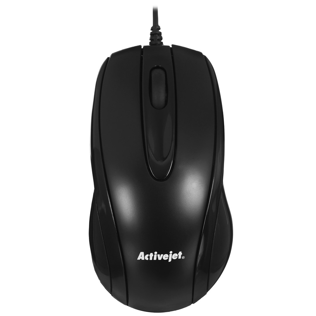 Miš ACTIVEJET AMY-083 (Žični, USB Type-A, 1000 DPI, Crni)-5