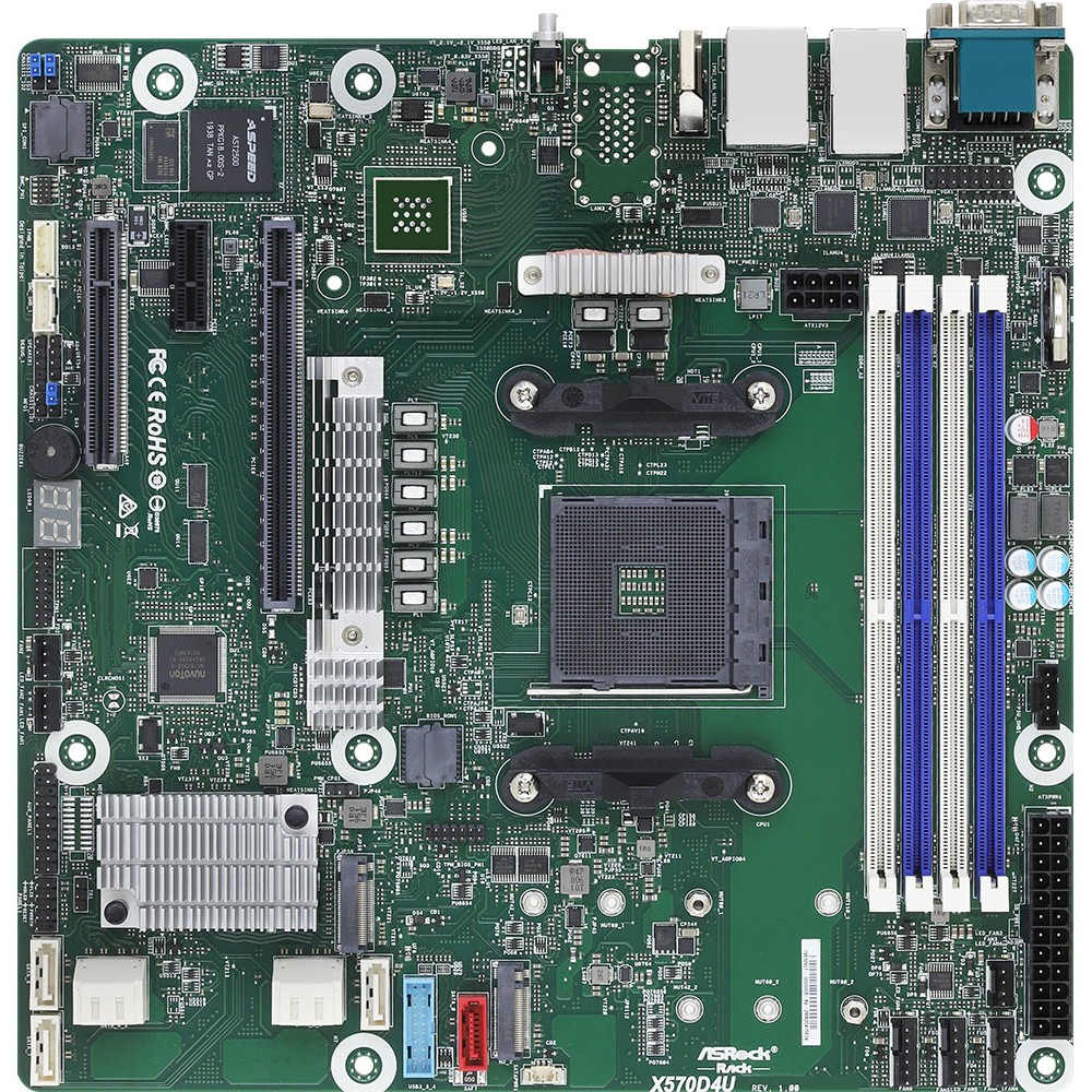 Motherboard ASROCK X570D4U AMD X570 Socket AM4 micro ATX