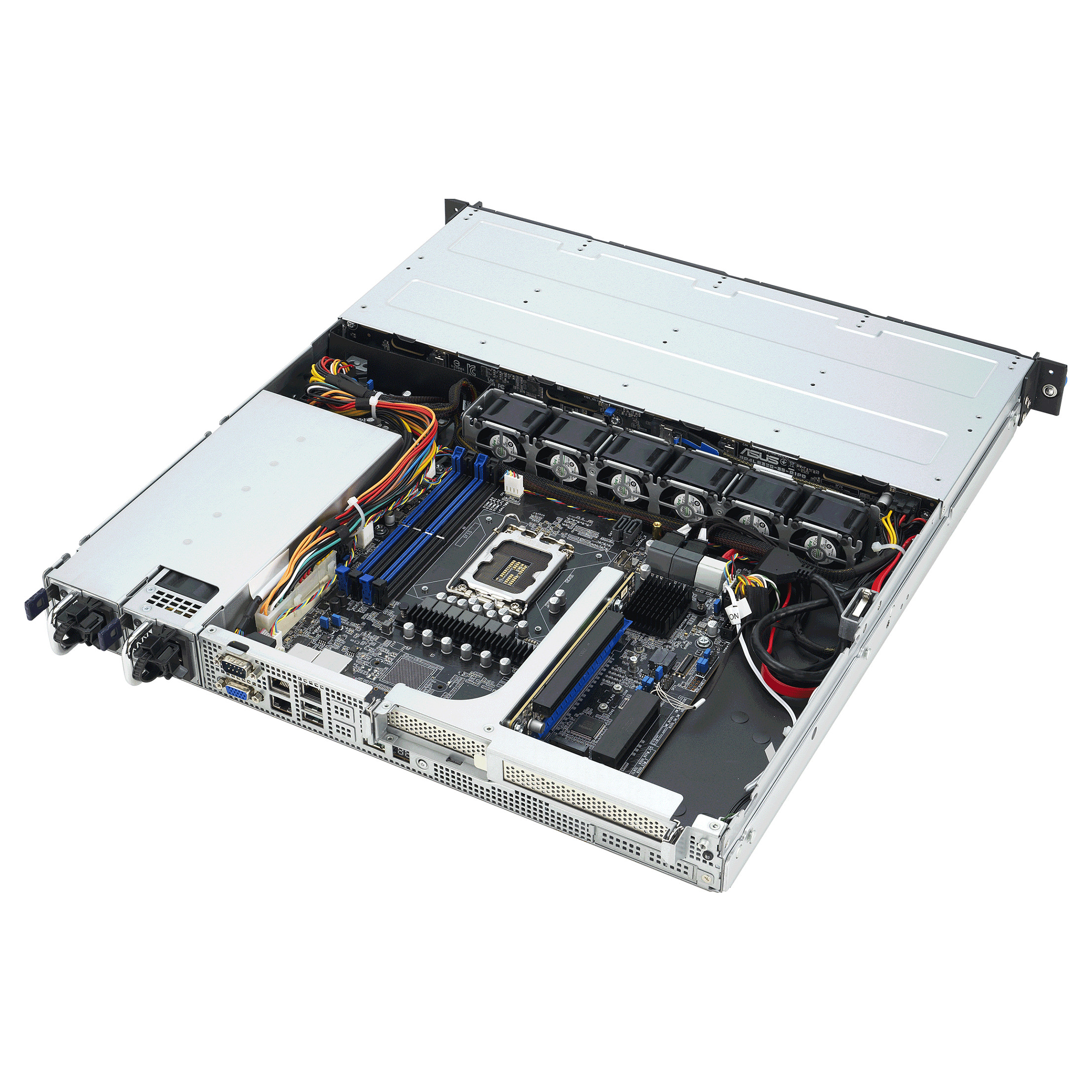 Rack server ASUS RS300-E12-RS4/350W (Intel C262, LGA1700, 4xDDR5, 4x3,5"/2,5", 4*SATA/SAS/NVMe)-8