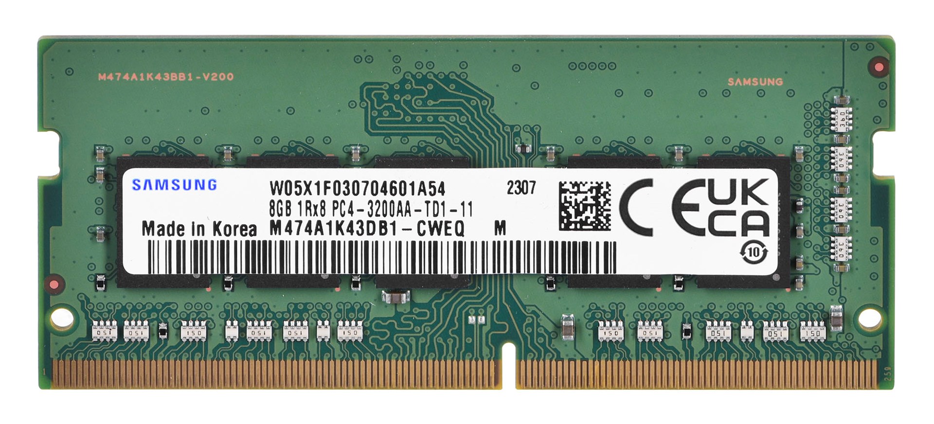 RAM SAMSUNG M474A1K43DB1-CWE (8GB, DDR4, 1Rx8, 3200MHz, PC4-25600)-2