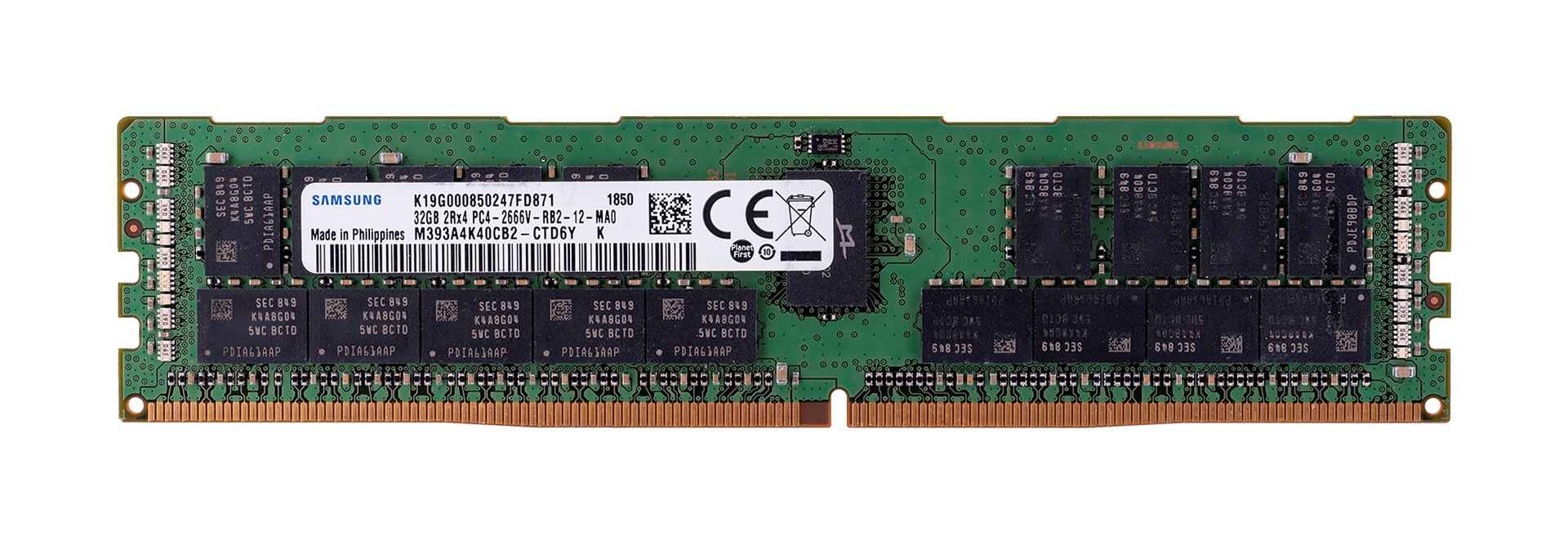 RAM SAMSUNG M393A4K40CB2-CTD (32 GB, DDR4 2666 MHz, ECC)-0
