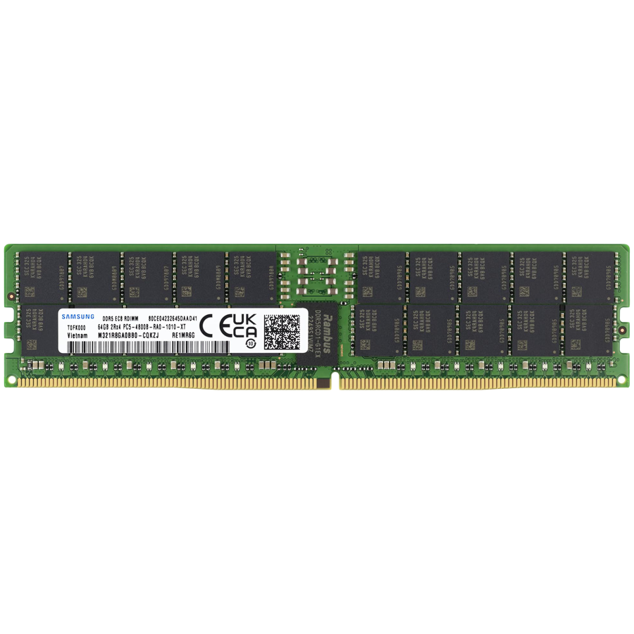 RAM SAMSUNG 64GB DDR5 4800Mhz ECC RDIMM (kapacitet 64 GB, brzina 4800MHz, DDR5 SDRAM, ECC, DIMM 288-pin)-0