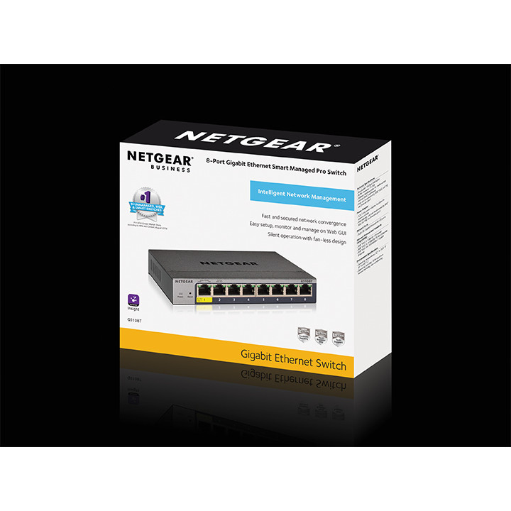 Switch Netgear 8-Port Gigabit Ethernet Smart Managed Pro - KORIŠTENI jamstvo 6 mjeseci-3
