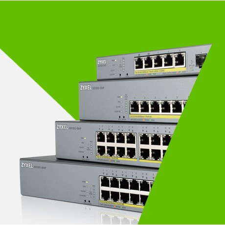 Network switch ZyXEL GS1350-6HP-EU0101F Managed L2 Gigabit Ethernet Power over Ethernet (PoE) Siva-4