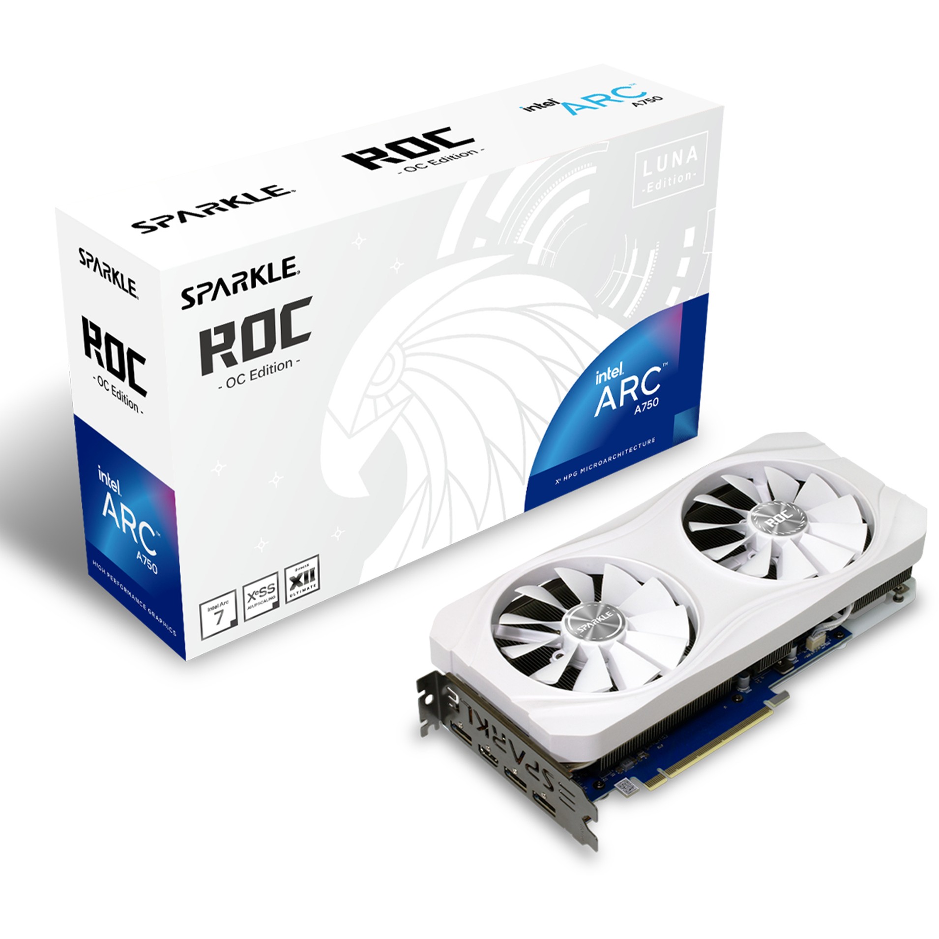 Grafička kartica SPARKLE Intel Arc A750 ROC Luna OC Edition 8GB GDDR6-6