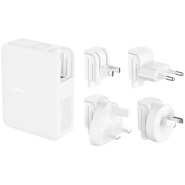 Punjač BELKIN BOOSTCHARGE PRO UNIVERSAL (univerzalni, 140 W, 3 USB Type-C, 1 USB 3.2 Gen 1 Type-A)-1