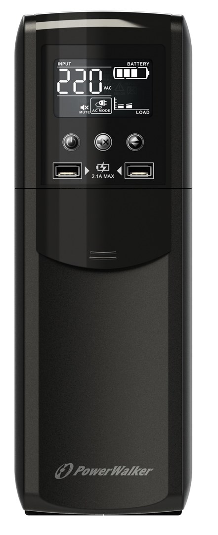 Neprekidno napajanje UPS POWERWALKER VI 1500 CSW FR Line-Interactive (1.5 kVA, 900 W, 4 AC izlaza)-1