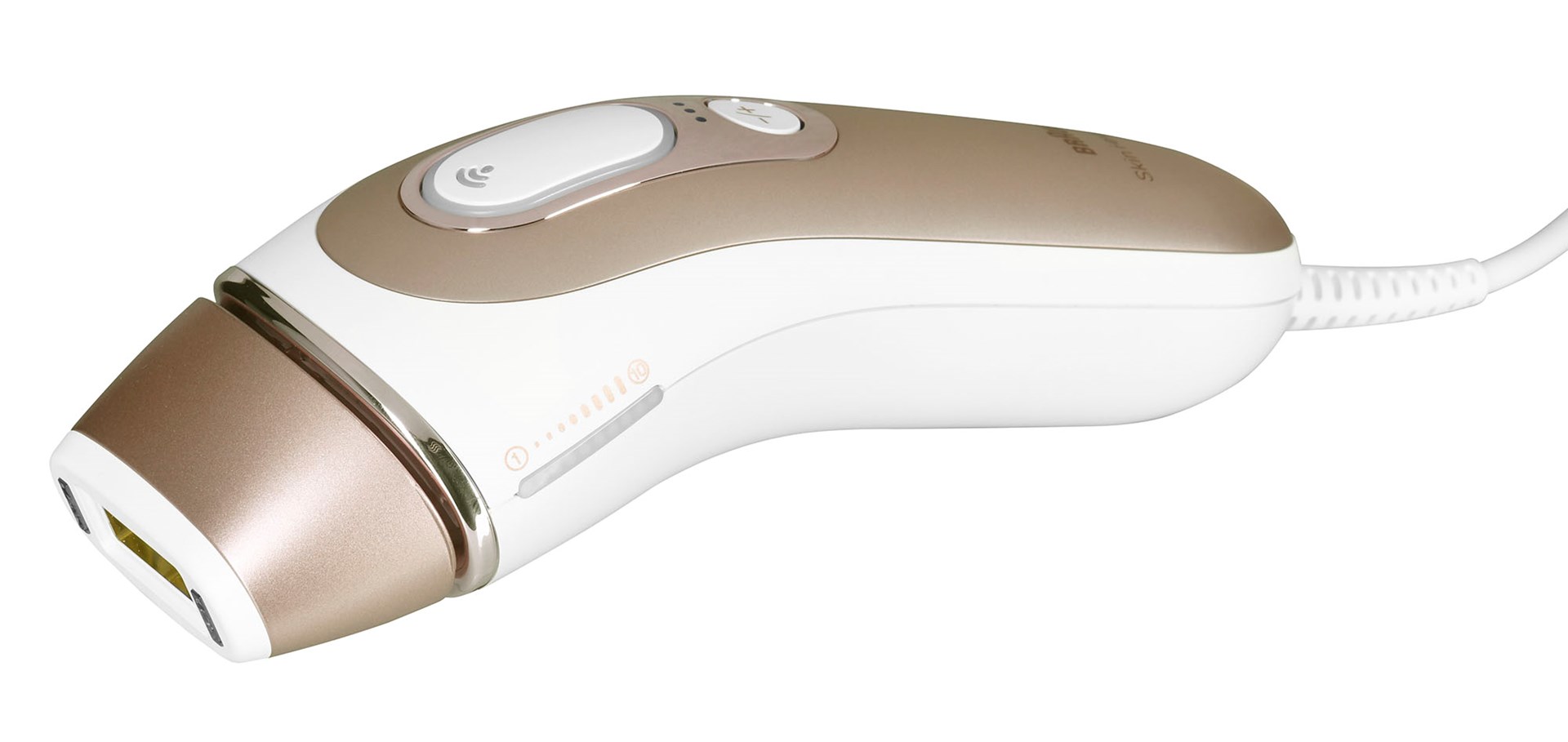 IPL uređaj BRAUN Skin i-expert Smart IPL PL7253 (Intense Pulsed Light, 400.000 bljeskova, pametna IPL tehnologija, nastavci za tijelo, lice i bikini, bijelo-zlatni)-2