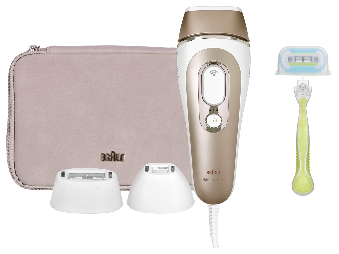 IPL uređaj BRAUN Skin i-expert Smart IPL PL7253 (Intense Pulsed Light, 400.000 bljeskova, pametna IPL tehnologija, nastavci za tijelo, lice i bikini, bijelo-zlatni)-15