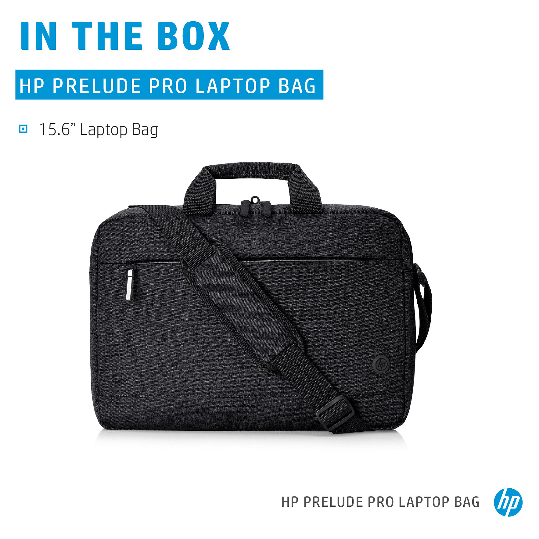 Torba za laptop HP Prelude Pro (za 15.6" laptop, siva, materijal tkanina, tip Messenger torba)-1