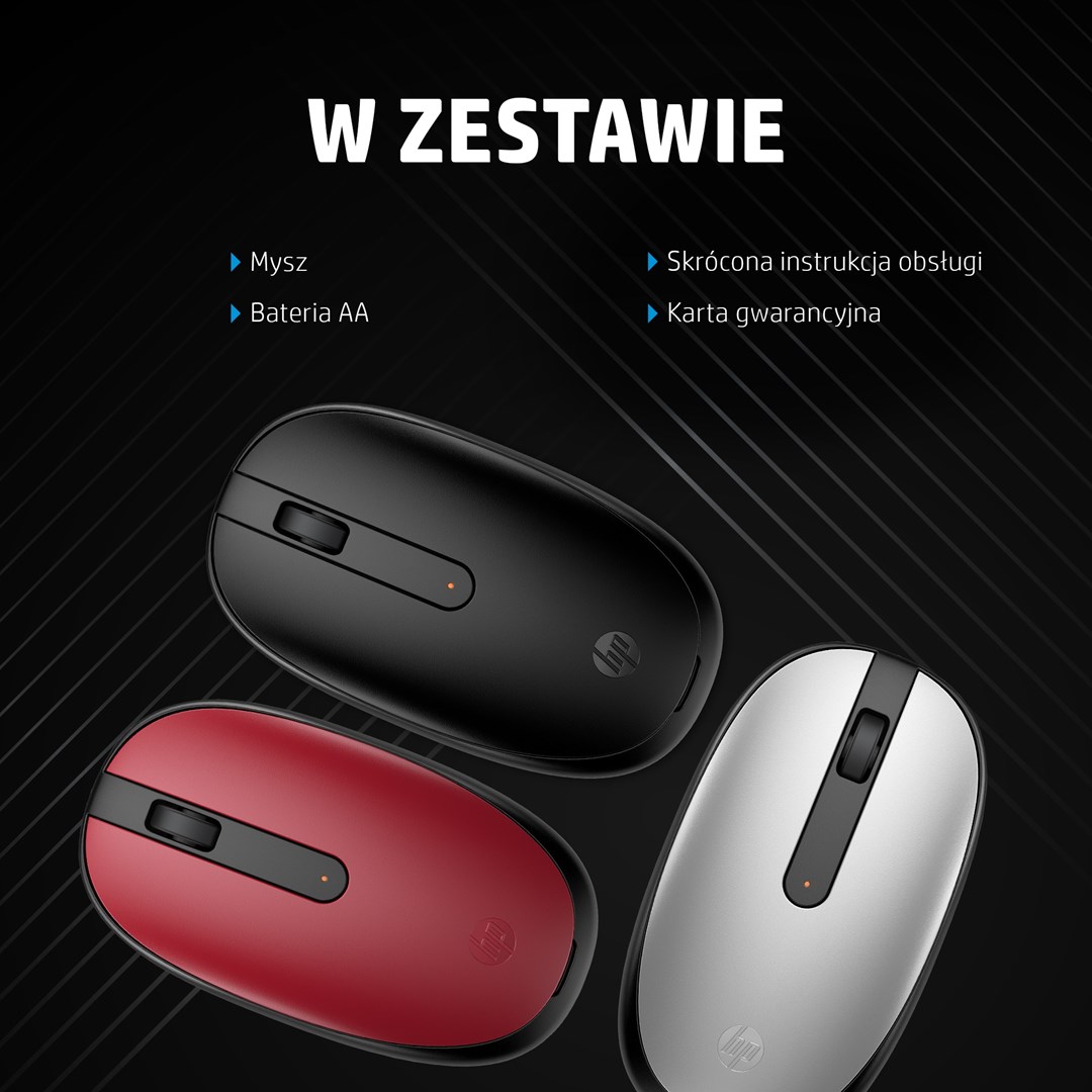 Miš HEWLETT PACKARD HP 240 Empire Red (Bluetooth, Crvena)-8