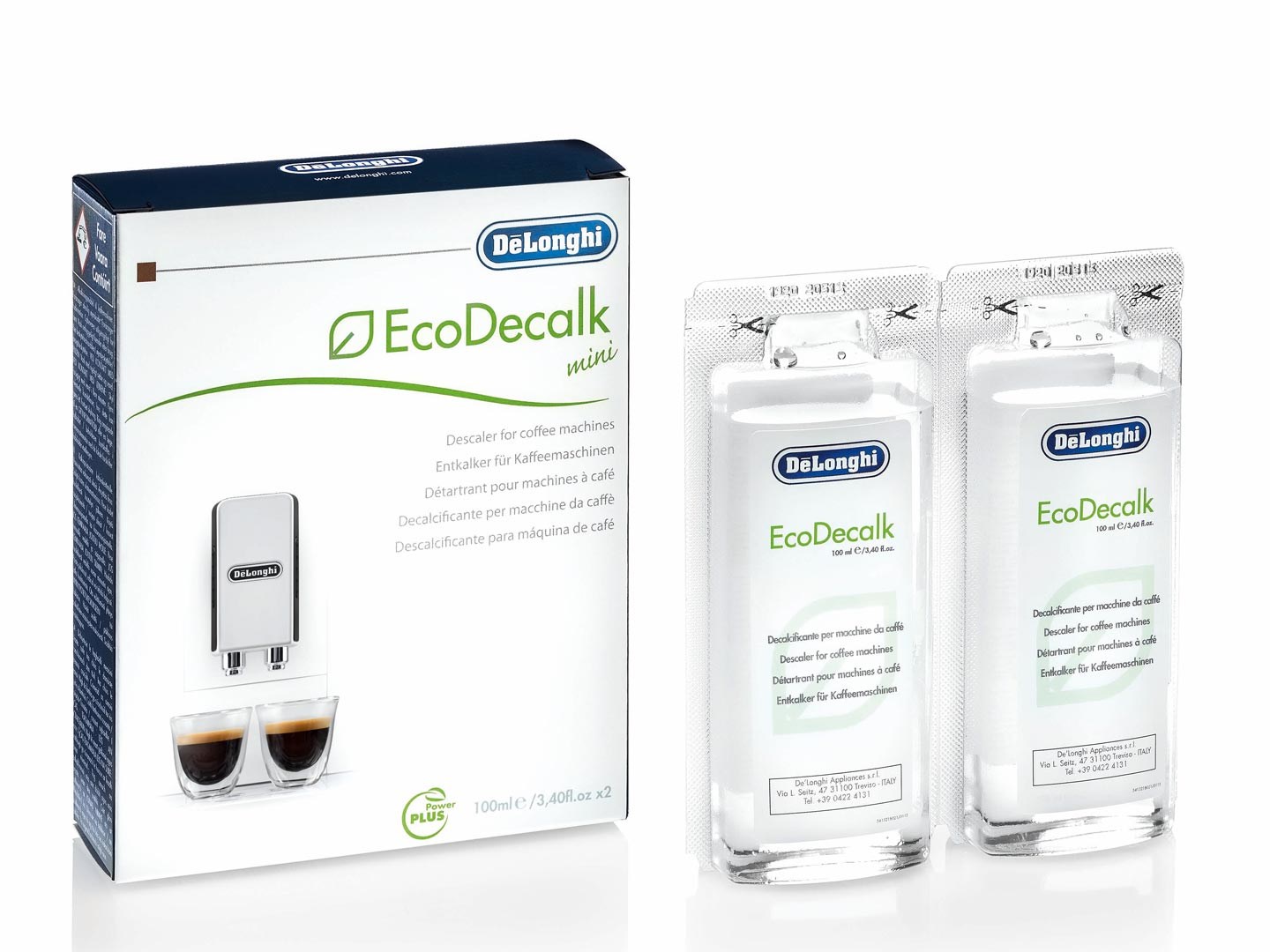 Aparat za kavu DeLONGHI EcoDecalk 2x100ml (100 ml)-0