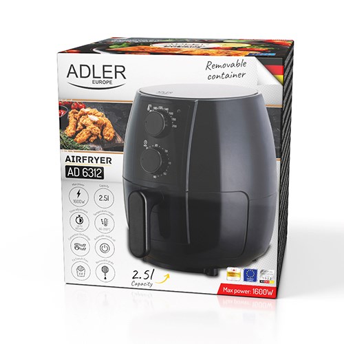 Friteza na vrući zrak ADLER AD 6312 crna-13