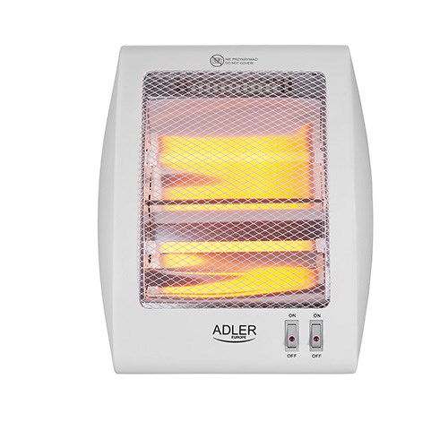 Adler AD 7709 Indoor White 800 W Quartz electric space heater-2