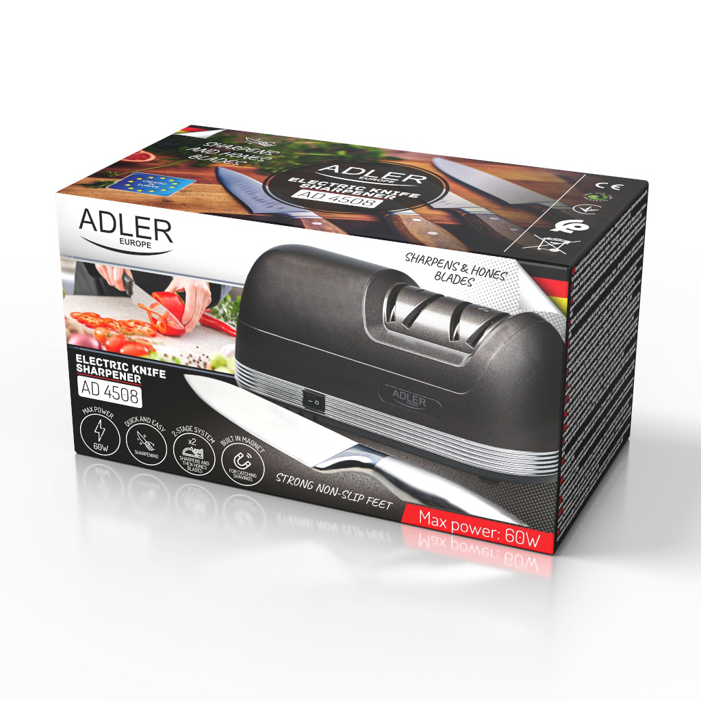 Električni oštrač za noževe ADLER CR 4508 crni-13