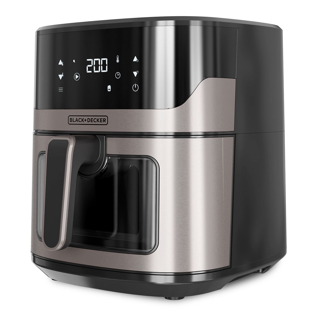 Friteza BLACK+DECKER BXAF6500E (kapacitet 5L, digitalni tajmer, prilagodljiva temperatura)-0