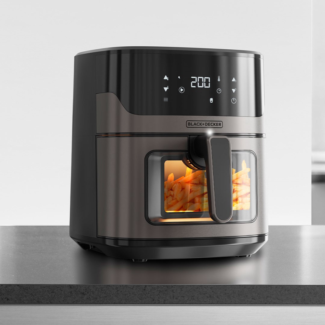 Friteza BLACK+DECKER BXAF6500E (kapacitet 5L, digitalni tajmer, prilagodljiva temperatura)-5