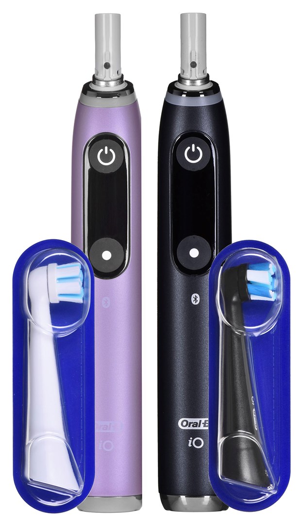Braun Oral-B szczoteczka elektryczna iO 9N zestaw DUO BLACK ONYX & ROSE QUARTZ-10