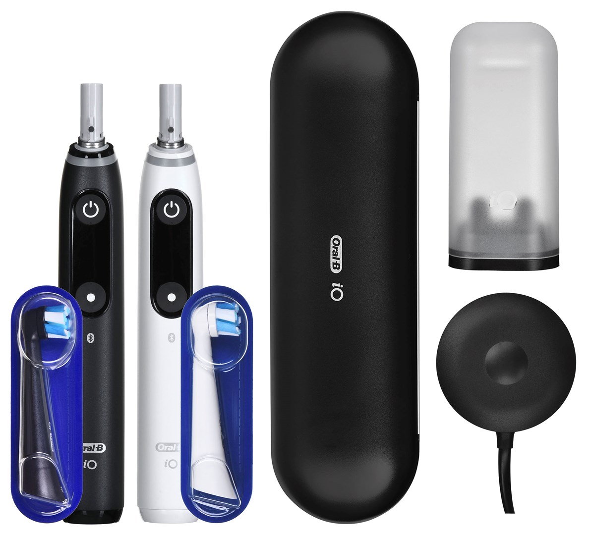 Električna četkica za zube BRAUN Oral-B iO7 DuoPack (crna, bijela)-12