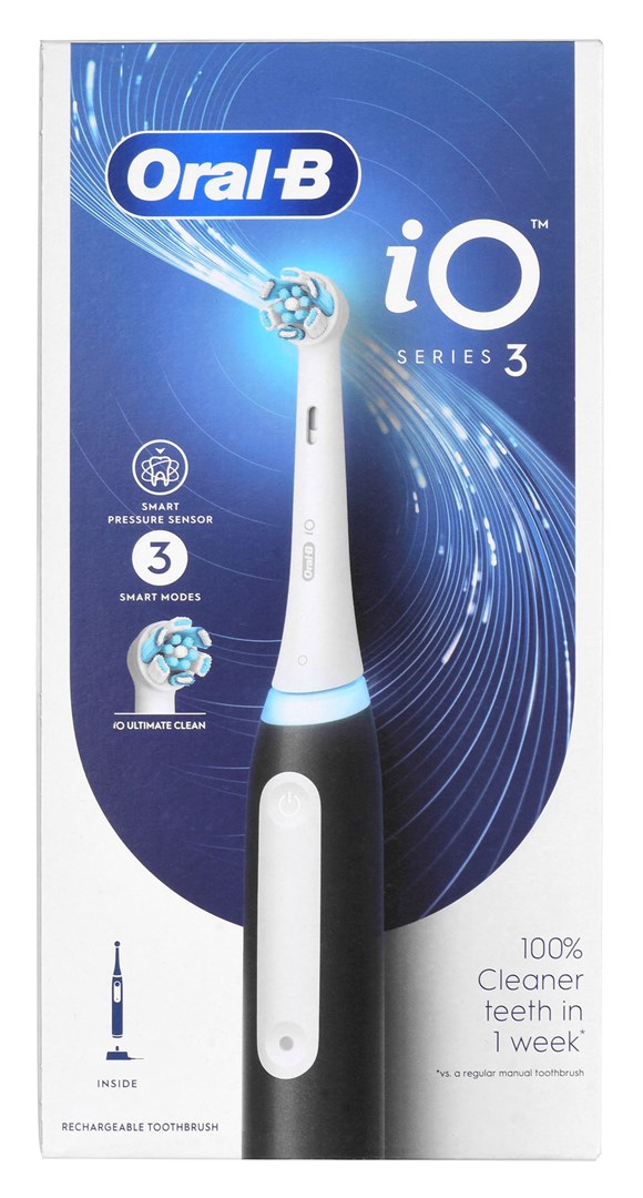 Električna četkica za zube BRAUN Oral-B iO3 Matt Black (crna)-5