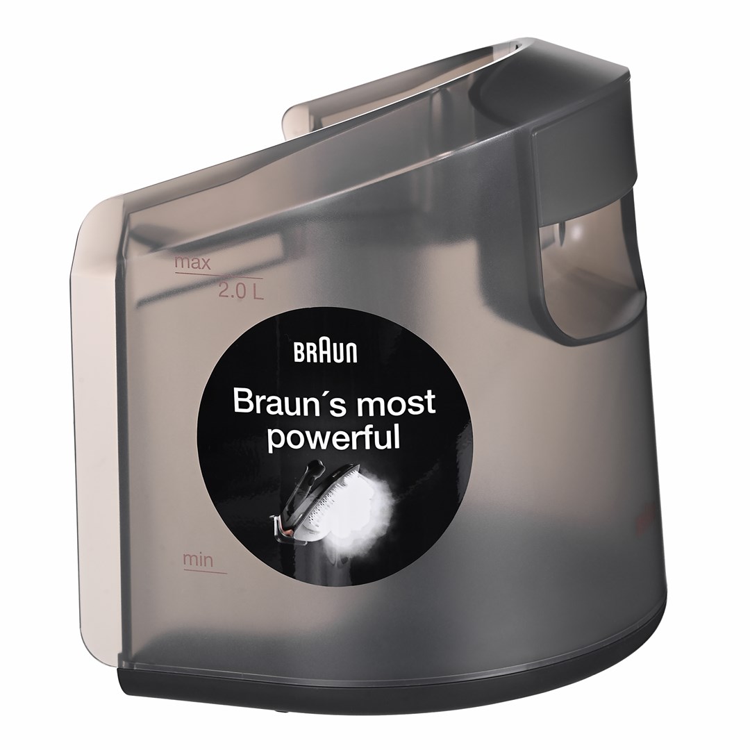 Generator pare BRAUN IS7286BK (Crni, Kapacitet spremnika za vodu 2L, Maksimalni tlak pare 8 bara, Snaga pegle 2700W)-14