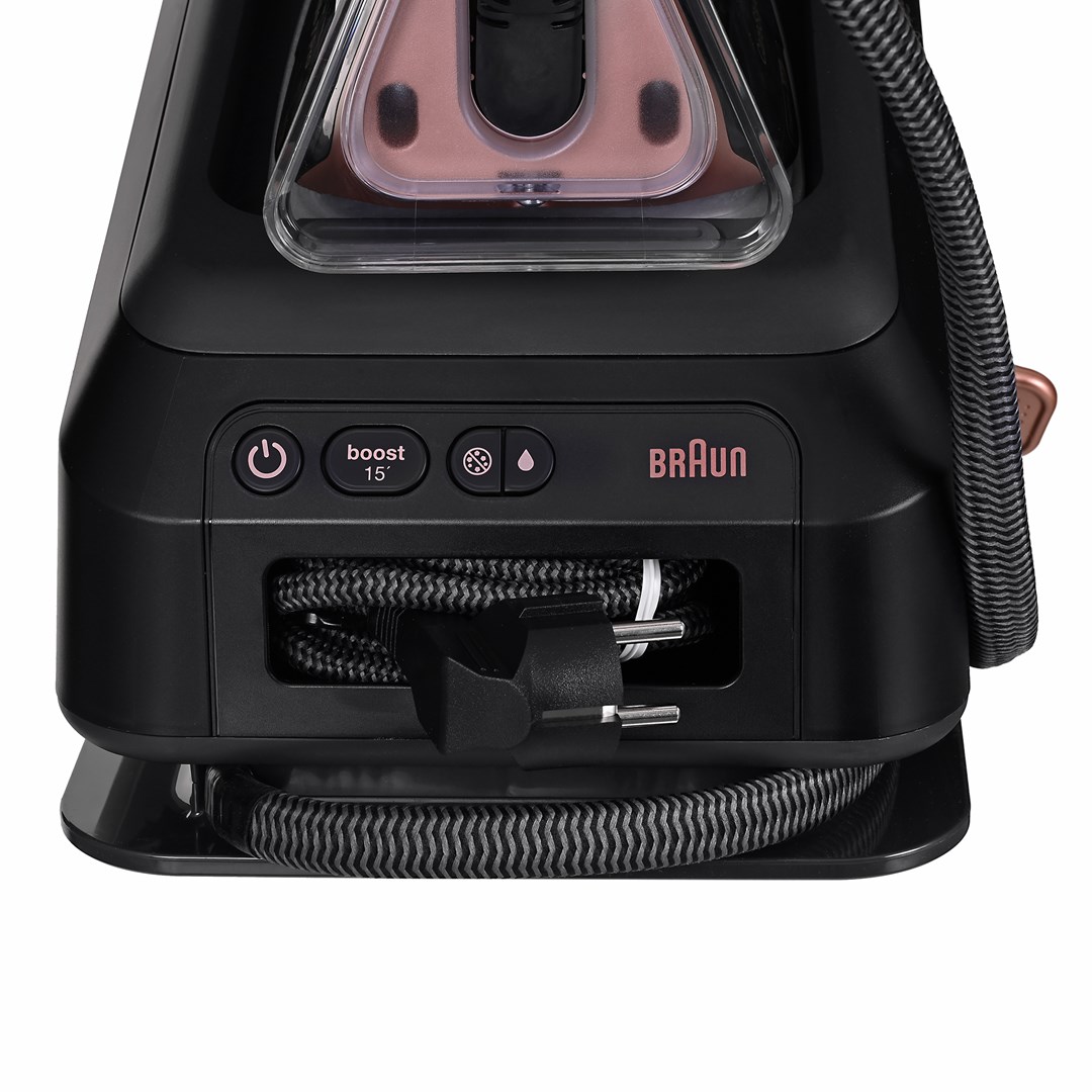 Generator pare BRAUN IS7286BK (Crni, Kapacitet spremnika za vodu 2L, Maksimalni tlak pare 8 bara, Snaga pegle 2700W)-17