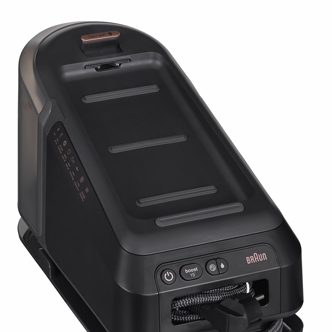 Generator pare BRAUN IS7286BK (Crni, Kapacitet spremnika za vodu 2L, Maksimalni tlak pare 8 bara, Snaga pegle 2700W)-18