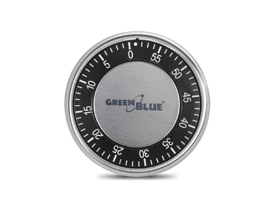 Mehanički kuhinjski tajmer GREENBLUE 51348 (srebrna)-1