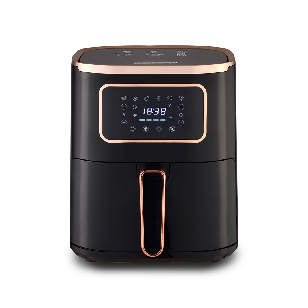 Friteza HEINRICH'S HFR 8216 (5 L, 1450 W, LED zaslon, dodirna kontrola, crna)-2