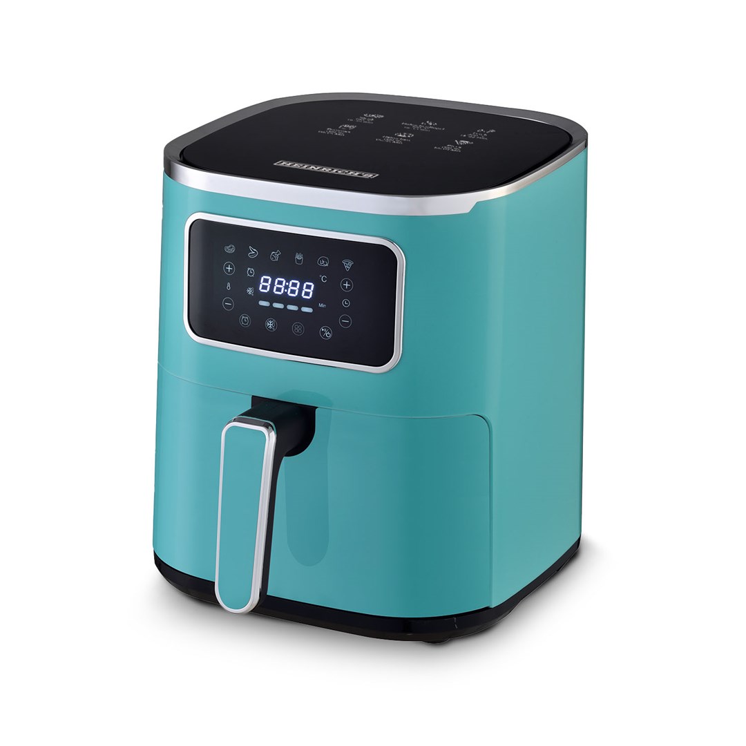 Friteza HEINRICH'S HFR 8216 (1450 W, 5 L, LED zaslon, zelena)-1