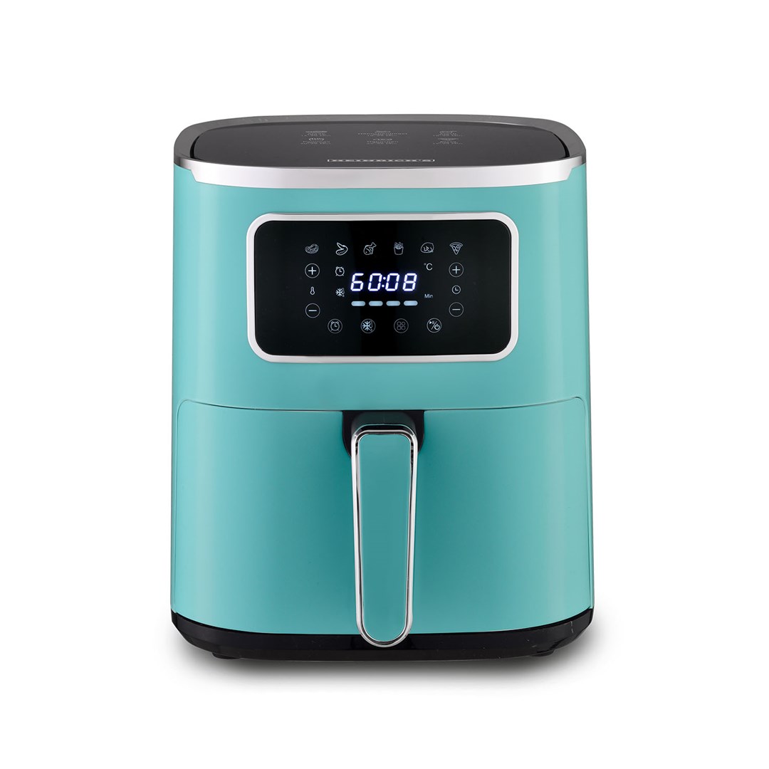 Friteza HEINRICH'S HFR 8216 (1450 W, 5 L, LED zaslon, zelena)-0