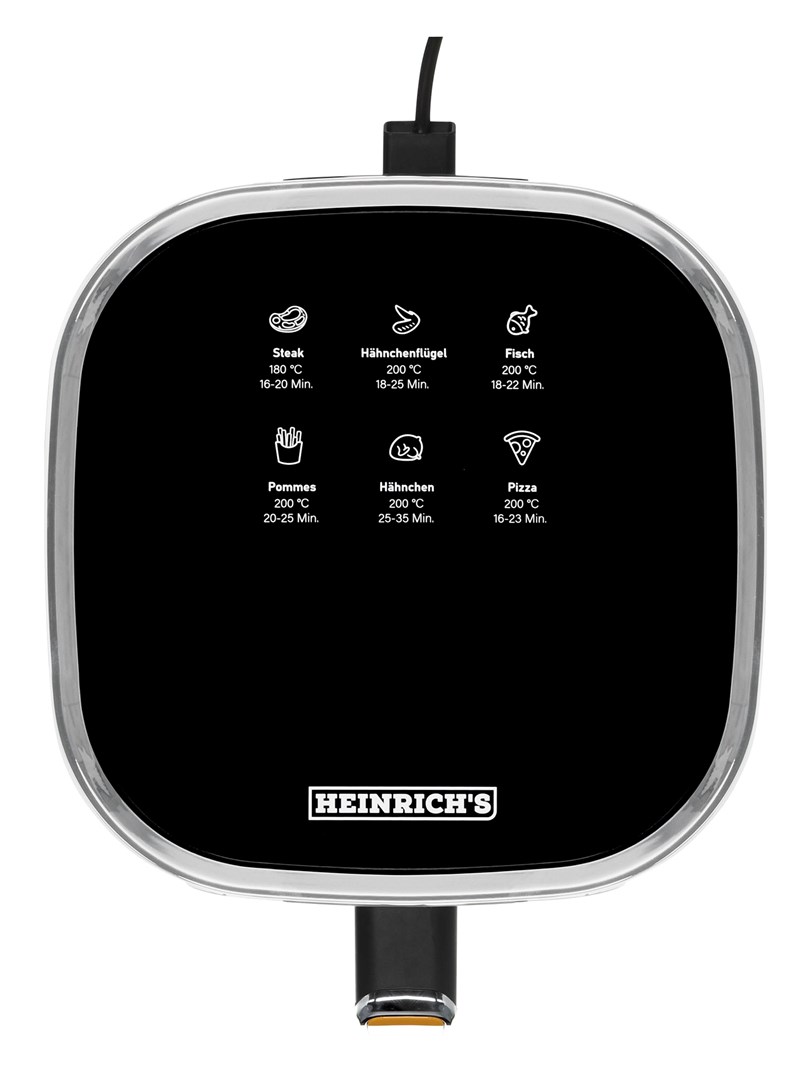 Friteza na vrući zrak HEINRICH'S HFR 8216 (5L, 1450W, Žuta)-6