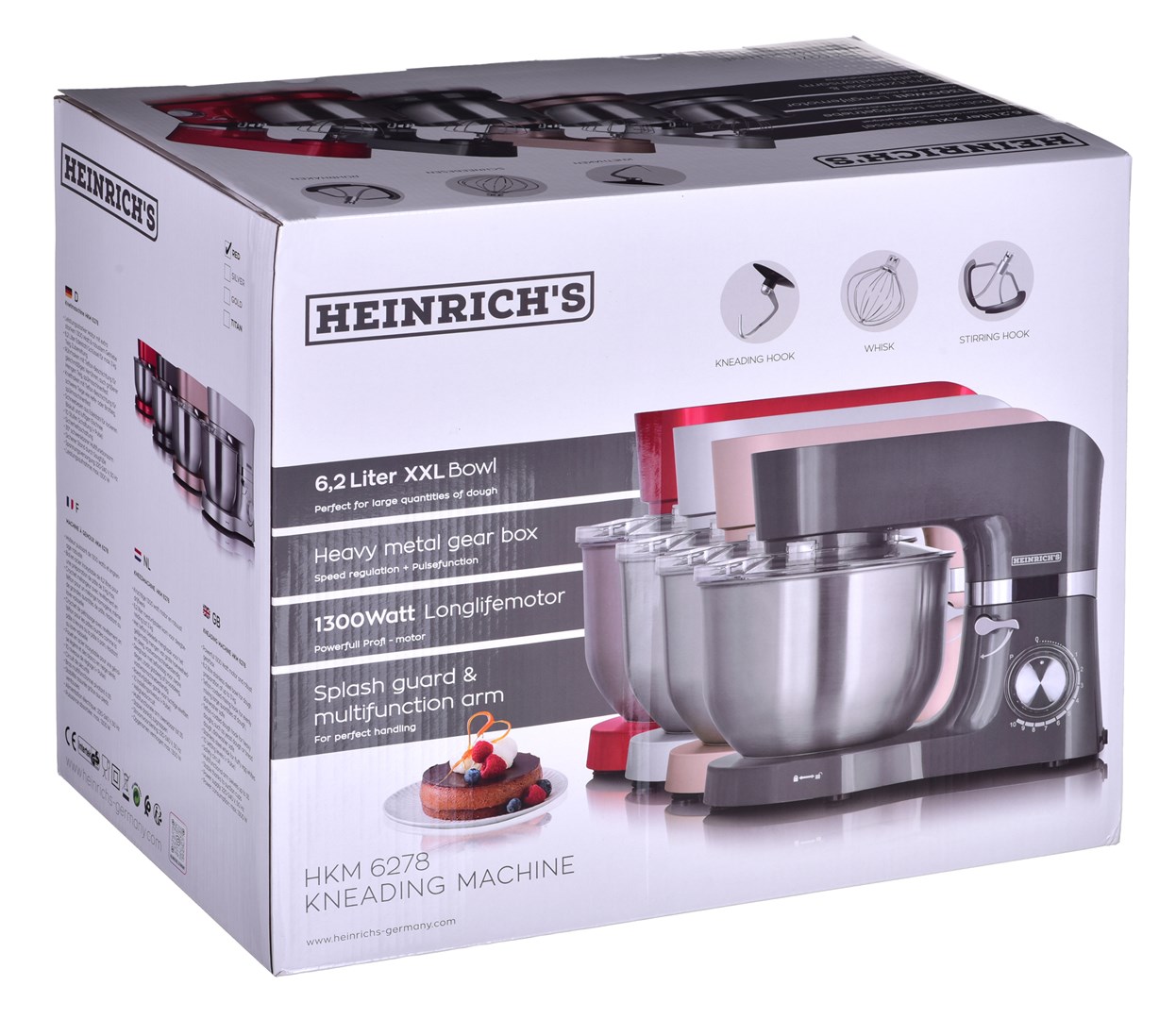 HEINRICH "S HKM 6278 food processor Grey-4