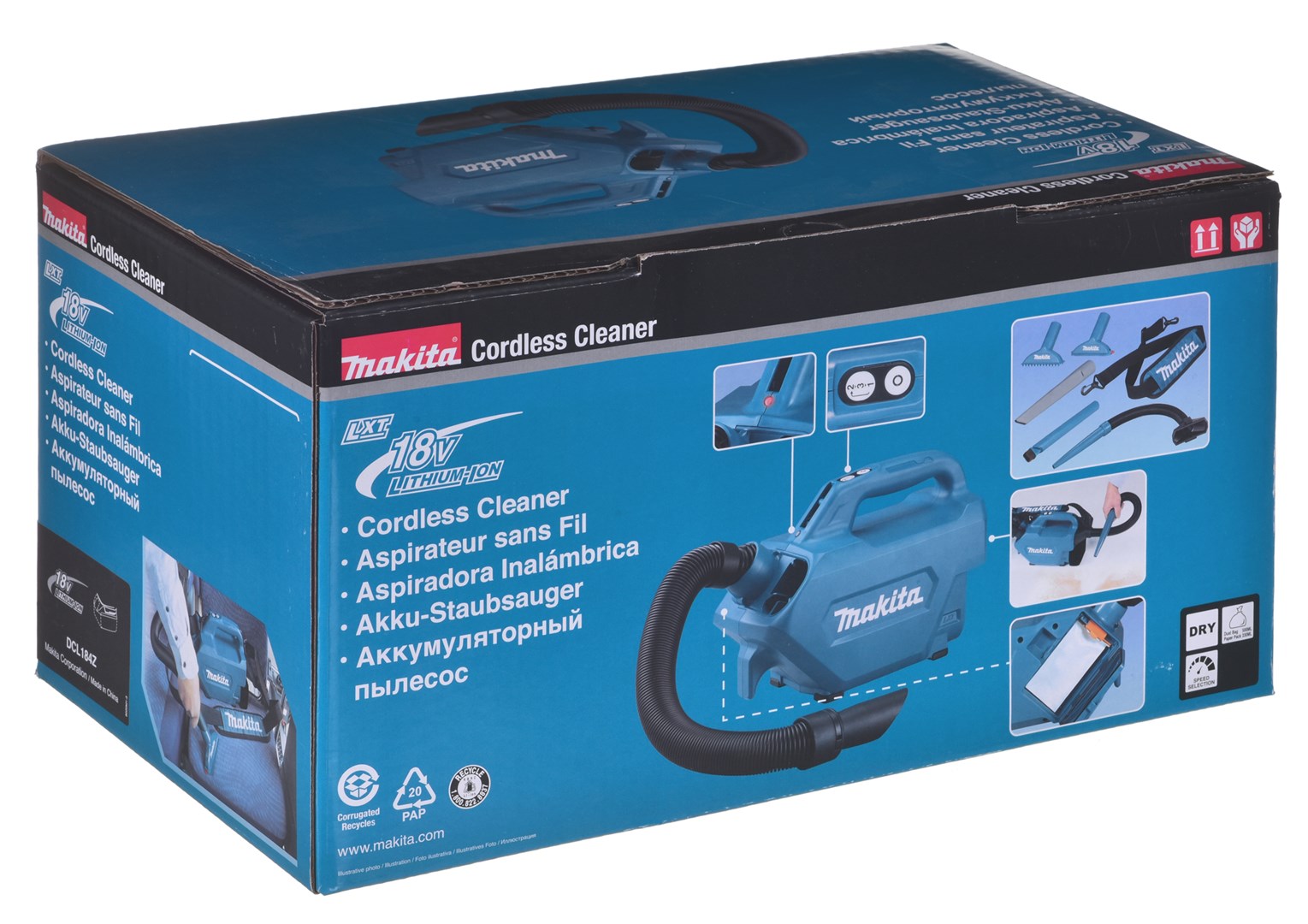Usisavač MAKITA DCL184Z (18V)-12