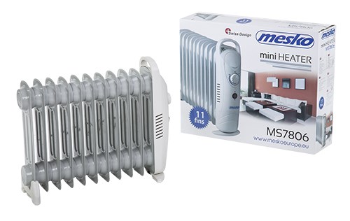 Mesko MS 7806 electric space heater Oil electric space heater Indoor White 1200 W-2