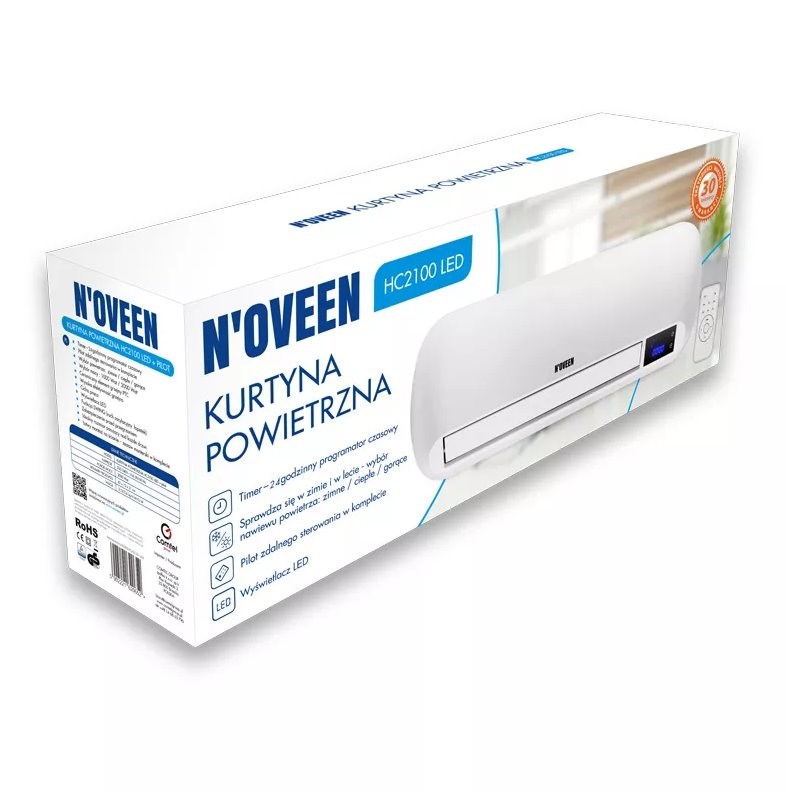 Zračna zavjesa NOVEEN HC2100 LED (LED osvjetljenje)-1