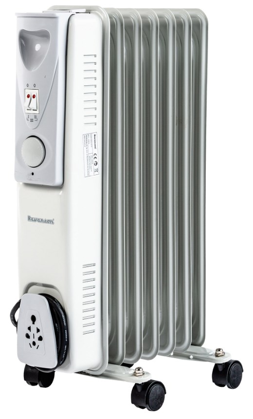 Grijač prostora Ravanson OH-07 električni uljni grijač unutarnji s snagom 1500 W-0